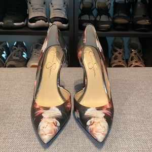Floral Jessica Simpson Size 9 Heels